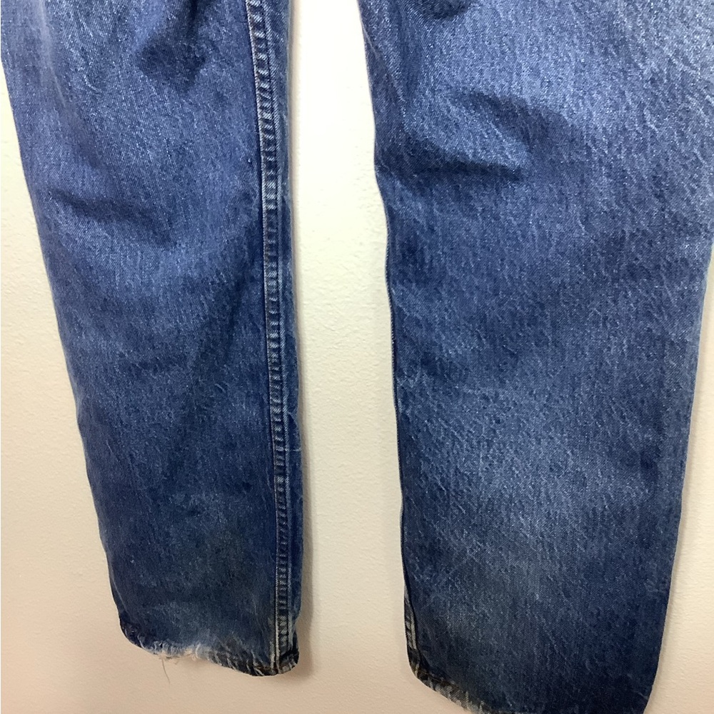 Men’s Levi’s 550 size 34 X 30 medium wash straight leg Classic 5 pocket EUC - Picture 5 of 13